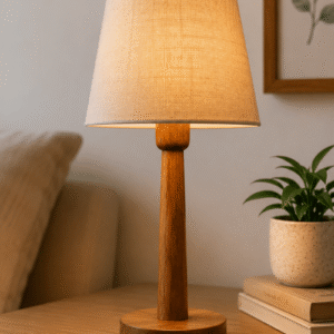 Wooden Table Lamp