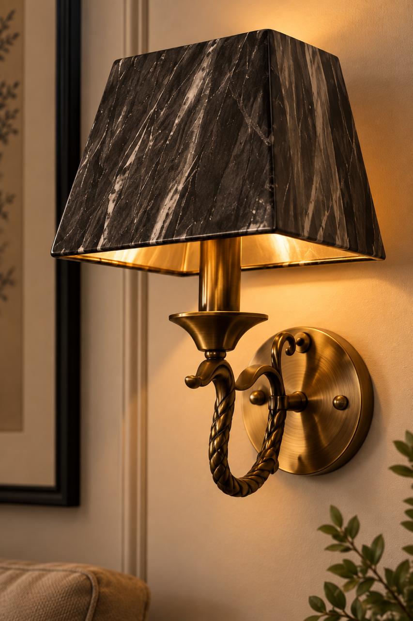 HERITAGE NOIR SHADE WALL LIGHT - Image 2