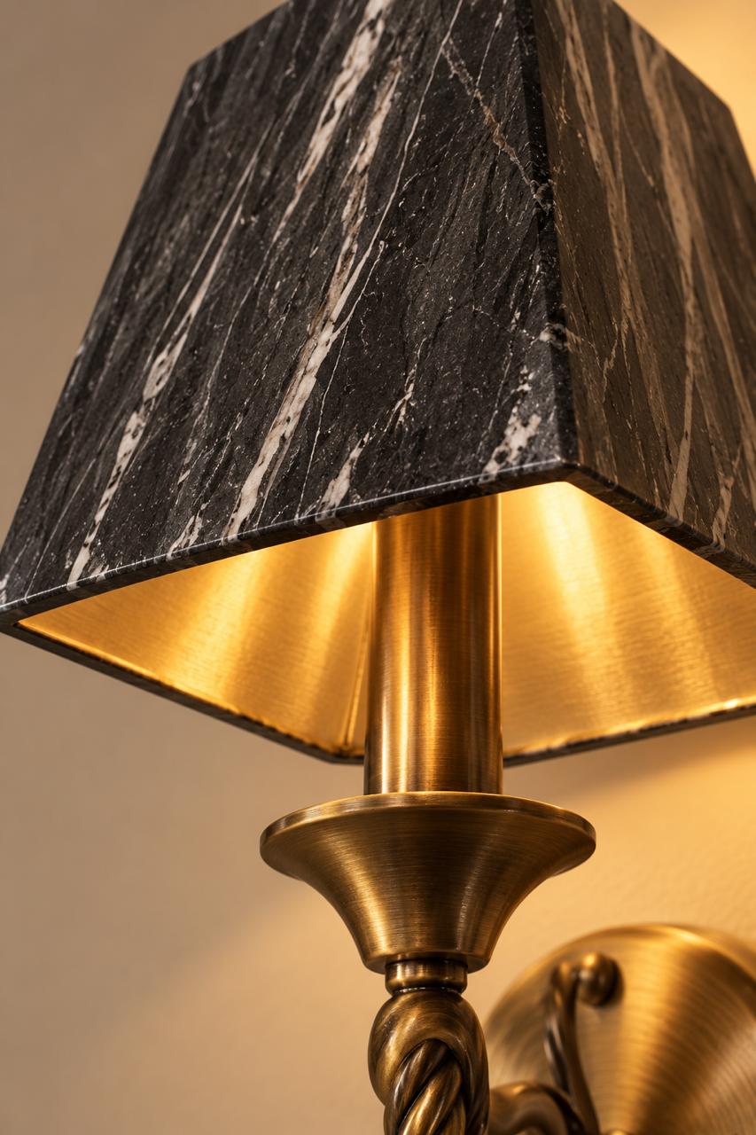 HERITAGE NOIR SHADE WALL LIGHT - Image 6