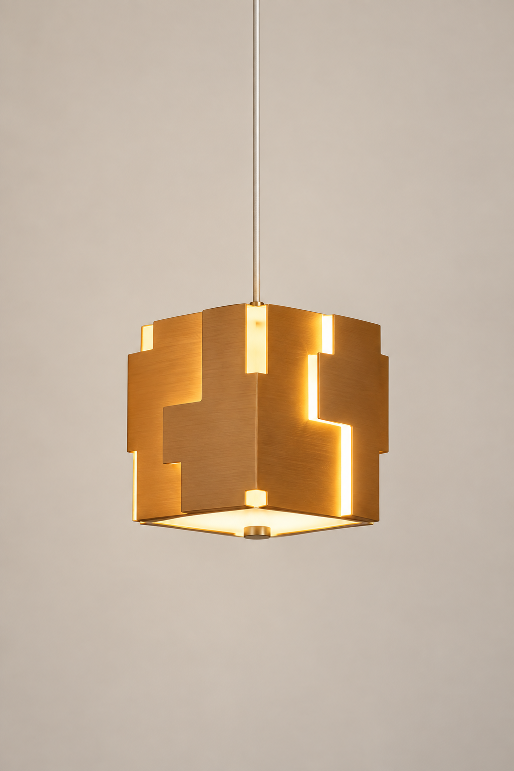 MODERN GEOMETRIC CUBE PENDANT LIGHT - Image 4