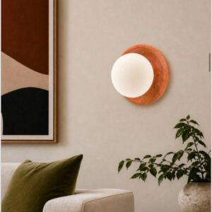 GLOBE DISC WALL LIGHT
