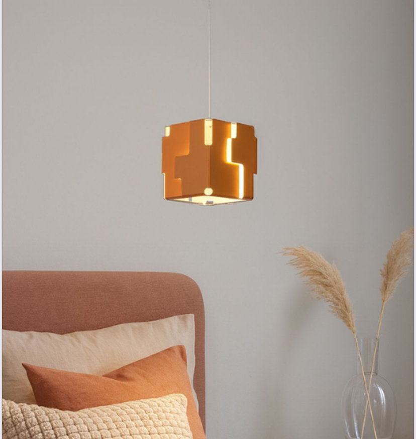 MODERN GEOMETRIC CUBE PENDANT LIGHT
