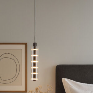 VERTICAL ALABASTER COLUMN PENDANT LIGHT