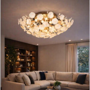 LUXURY FLORAL  CEILING CHANDELIER