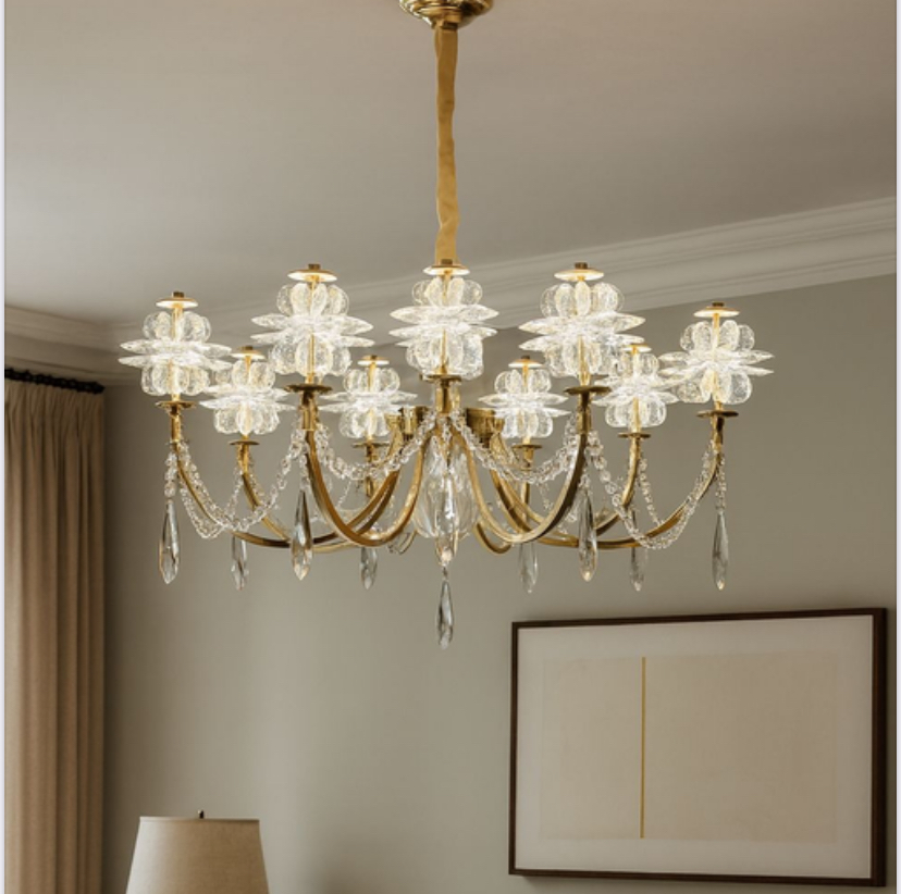 CRYSTAL BLOOM LUXURY CHANDELIER - Image 2