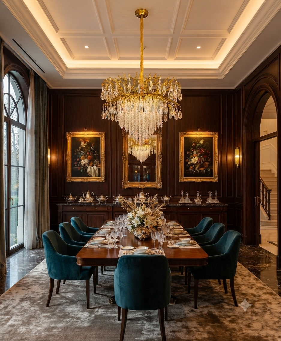 AURORA CRYSTAL CHANDELIER