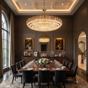 AURELIA ROUND CHANDELIER.