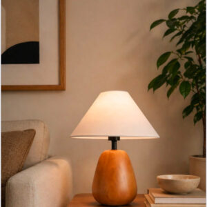 NORDIC CALM WOODEN TABLE LAMP