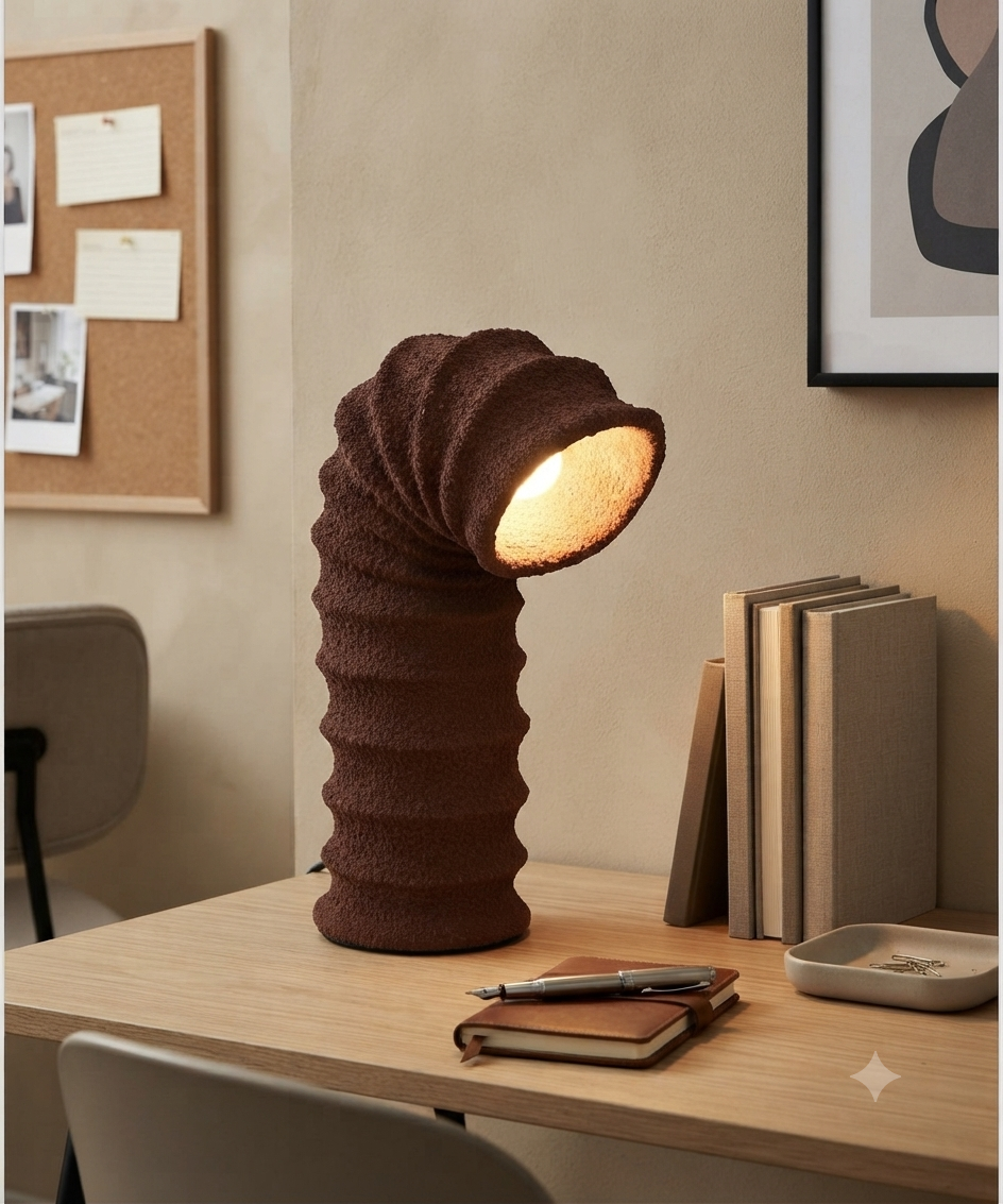 CURVE NOIR SCULPTURAL TABLE LAMP - Image 3