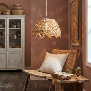 SEAGRASS RATTAN HANGING LIGHT
