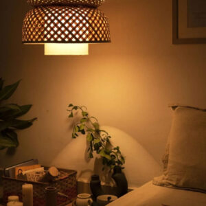 TIERED WOVEN PENDANT