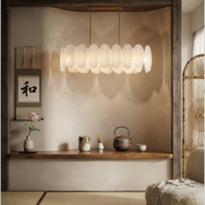 GOLDEN HARMONY RECTANGLE CHANDELIER