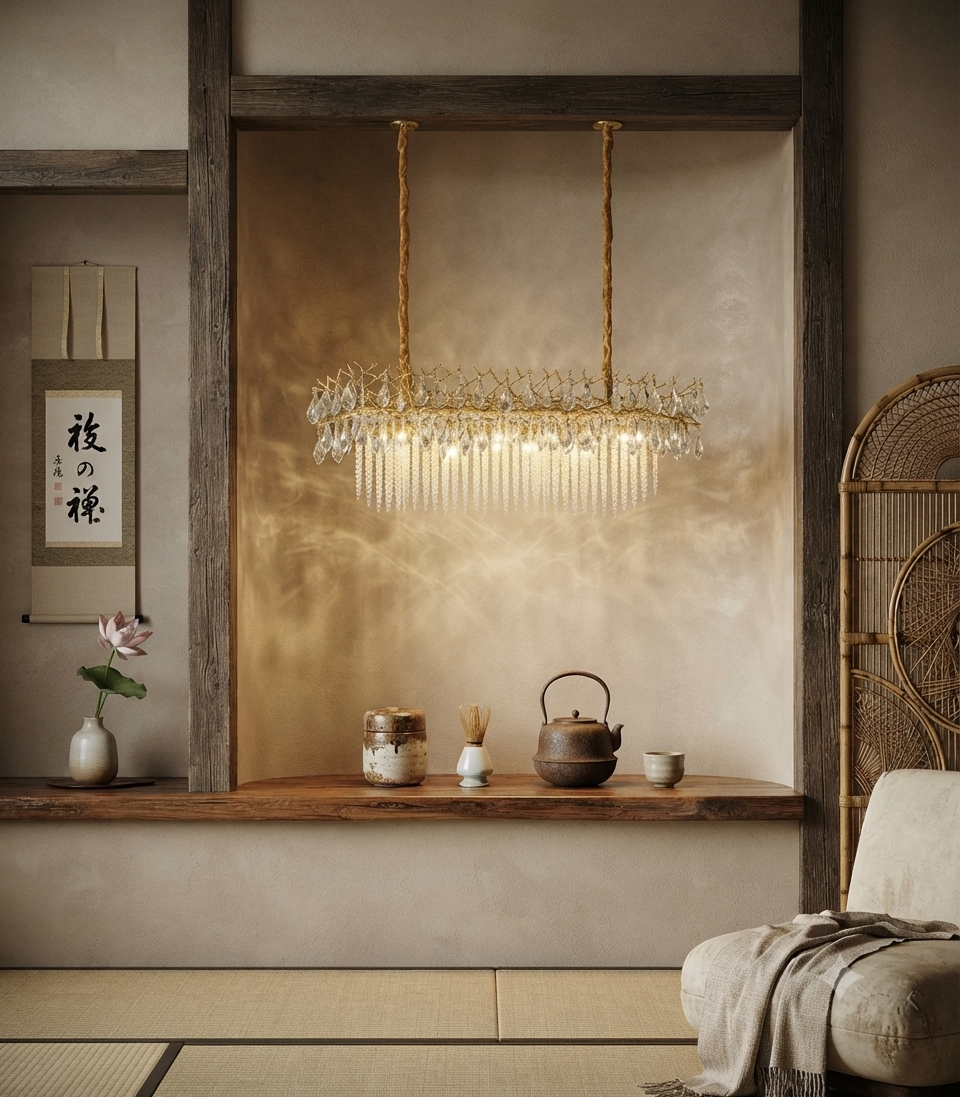 REGALIA RECTANGLE CHANDELIER
