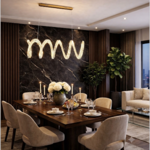SCULPTED WAVE DINING PENDANT