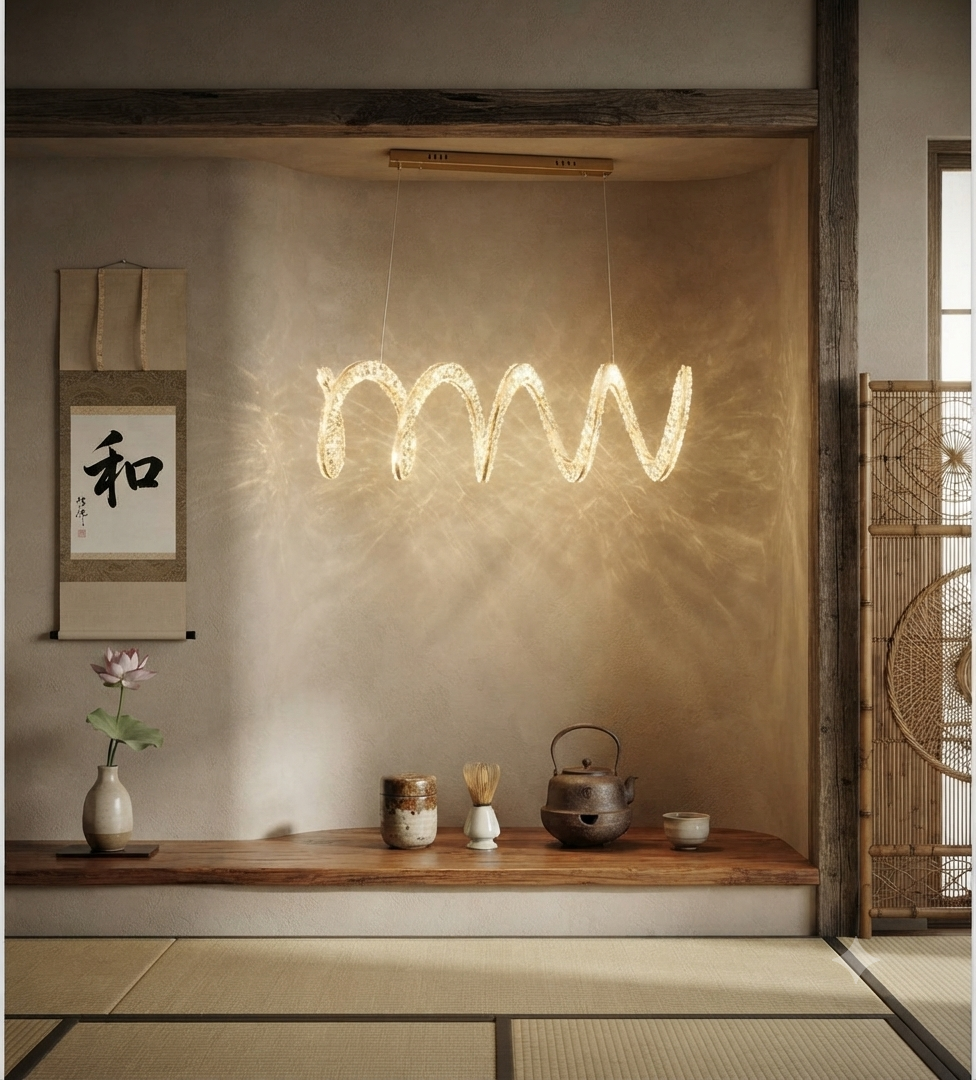 SCULPTED WAVE DINING PENDANT - Image 2
