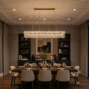 LINEAR RECTANGULAR CHANDELIER