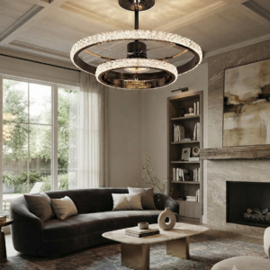 Modern Luxury Ceiling Fan with Light