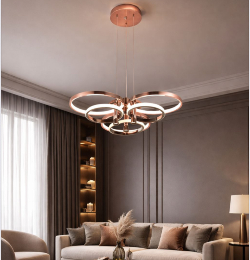 NOVA RINGS CHANDELIER. - Image 2