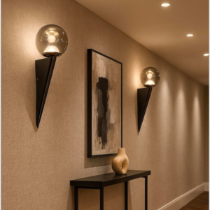 GLOBE ACRYLIC GLASS WALL BK