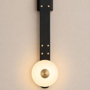 ORION WOOD & GLOBE WALL LIGHT .