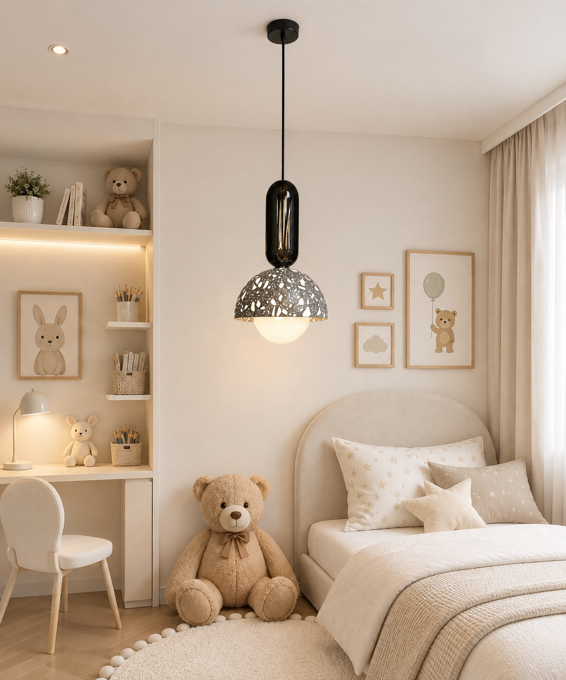 LUNA MARBLE HANGING LIGHT - Image 2