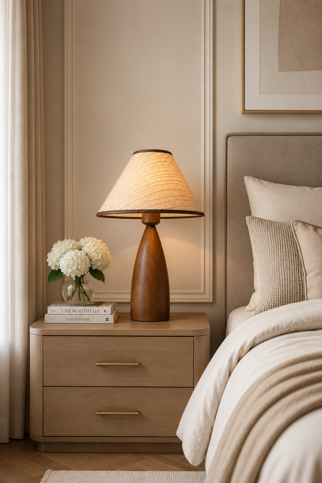 ARLO WALNUT TABLE LAMP - Image 3