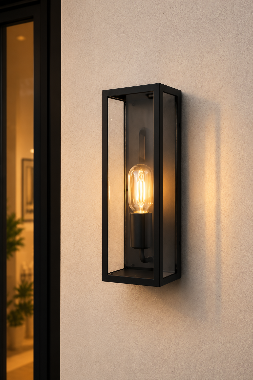 NOIR FRAME OUTDOOR WALL LIGHT