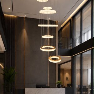 HALO CASCADE PENDANT CHANDELIER