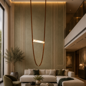 VELLORA LOOP DOUBLE HEIGHT CHANDELIER