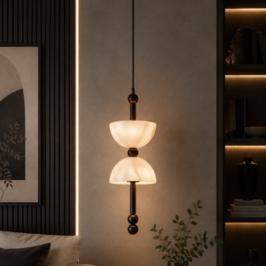 SOLENNE SPANISH ALABASTER PENDANT LIGHT