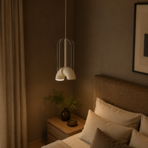 Luna Arched Cage Pendant Light