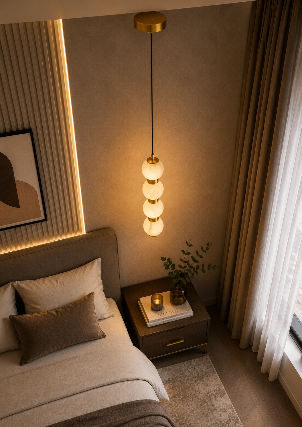 ALABASTER CASCADE PENDANT LIGHT - Image 2