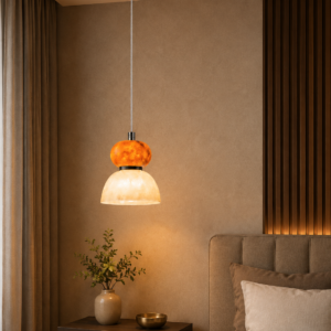 Solara Alabaster Pendant Light