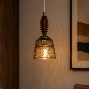 AURELIA VINTAGE COFFEE GLASS PENDANT LIGHT