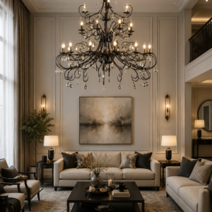 NOIR ROYAL CRYSTAL CHANDELIERS