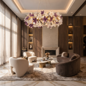 AMETHYST MAGNOLIA GRAND CHANDELIER