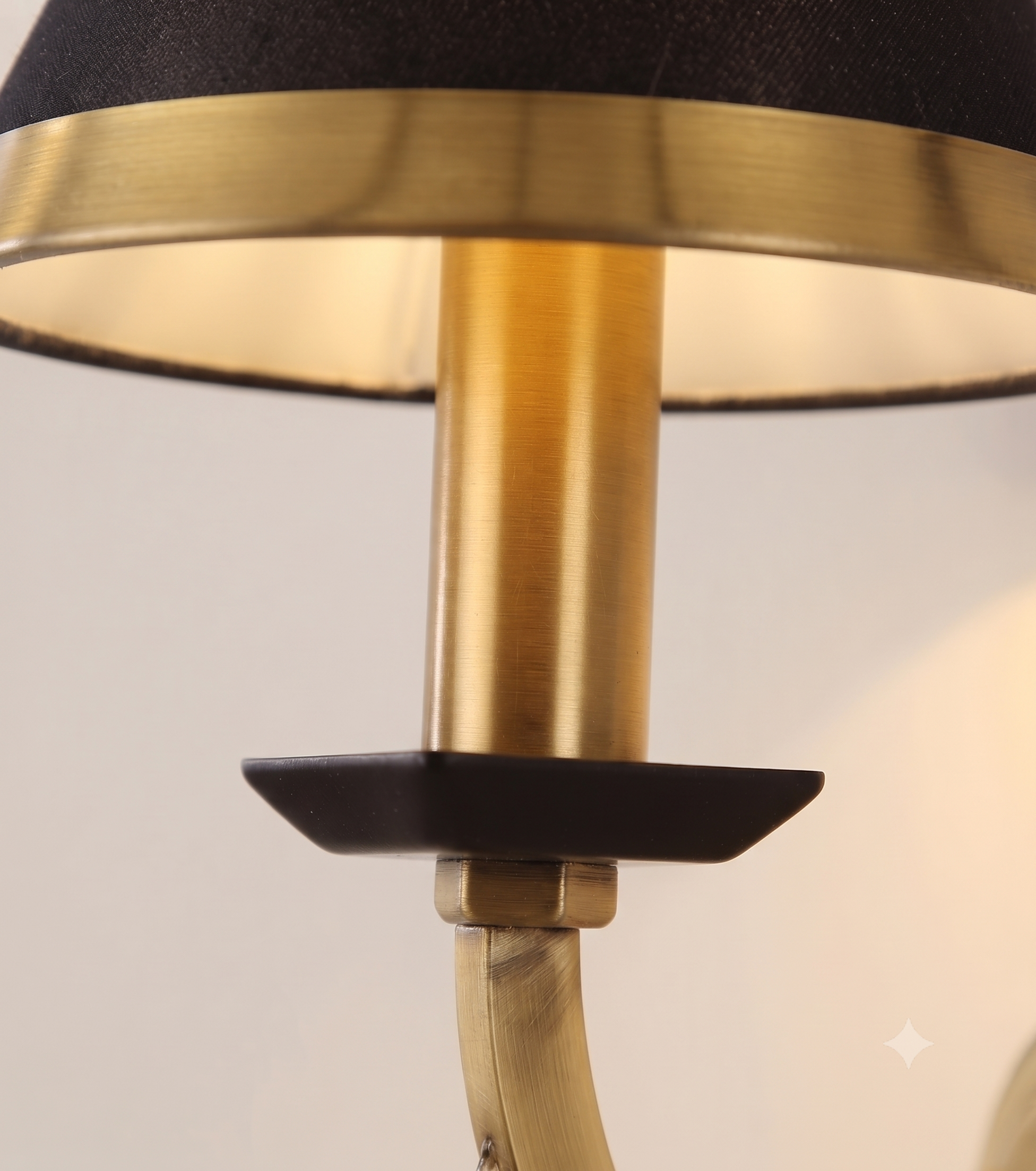 ASTRAEA SINGLE SHADE BRASS SCONCE - Image 4