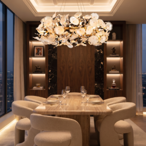 BATANICAL LILY PETAL CHANDELIER
