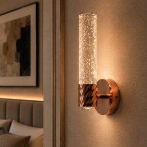 AURA CRYSTAL BUBBLE TORCH SCONCE