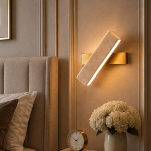 VERTEX ALABASTER LINEAR SCONCE