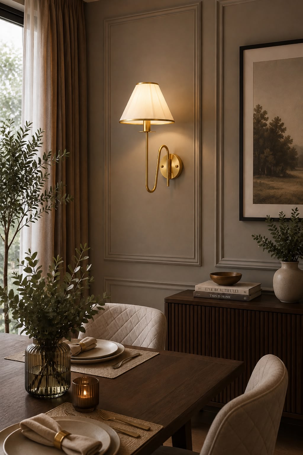 AURA PLEATED SERPENTINE SCONCE - Image 3