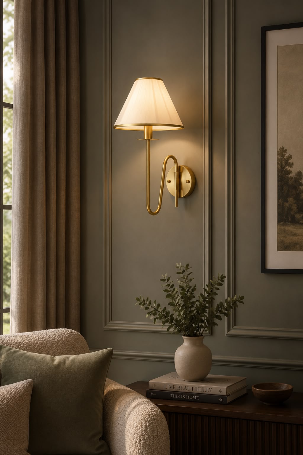 AURA PLEATED SERPENTINE SCONCE - Image 2