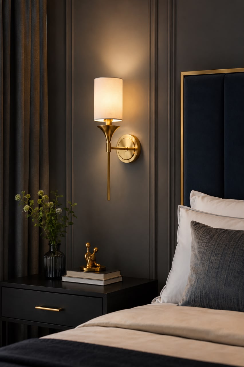 AURELIA SLENDER TORCH SCONCE