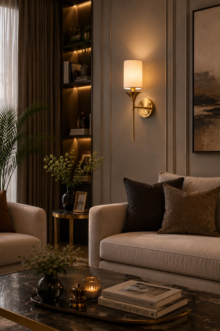 AURELIA SLENDER TORCH SCONCE - Image 2