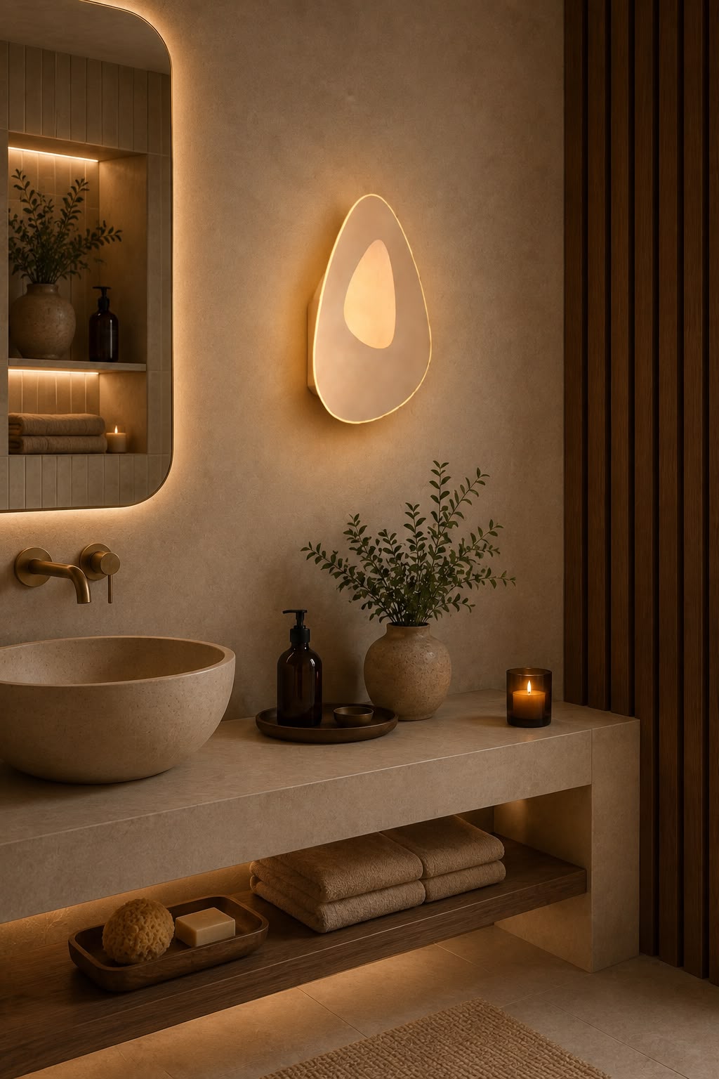 AURA PEBBLE ORGANIC WALL LIGHT - Image 3
