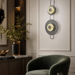 AURA ECLIPSE DUAL CRYSTAL SCONCE