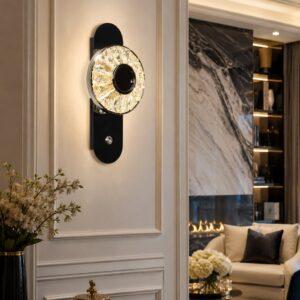AURA STELLAR CUT-CRYSTAL SCONCE