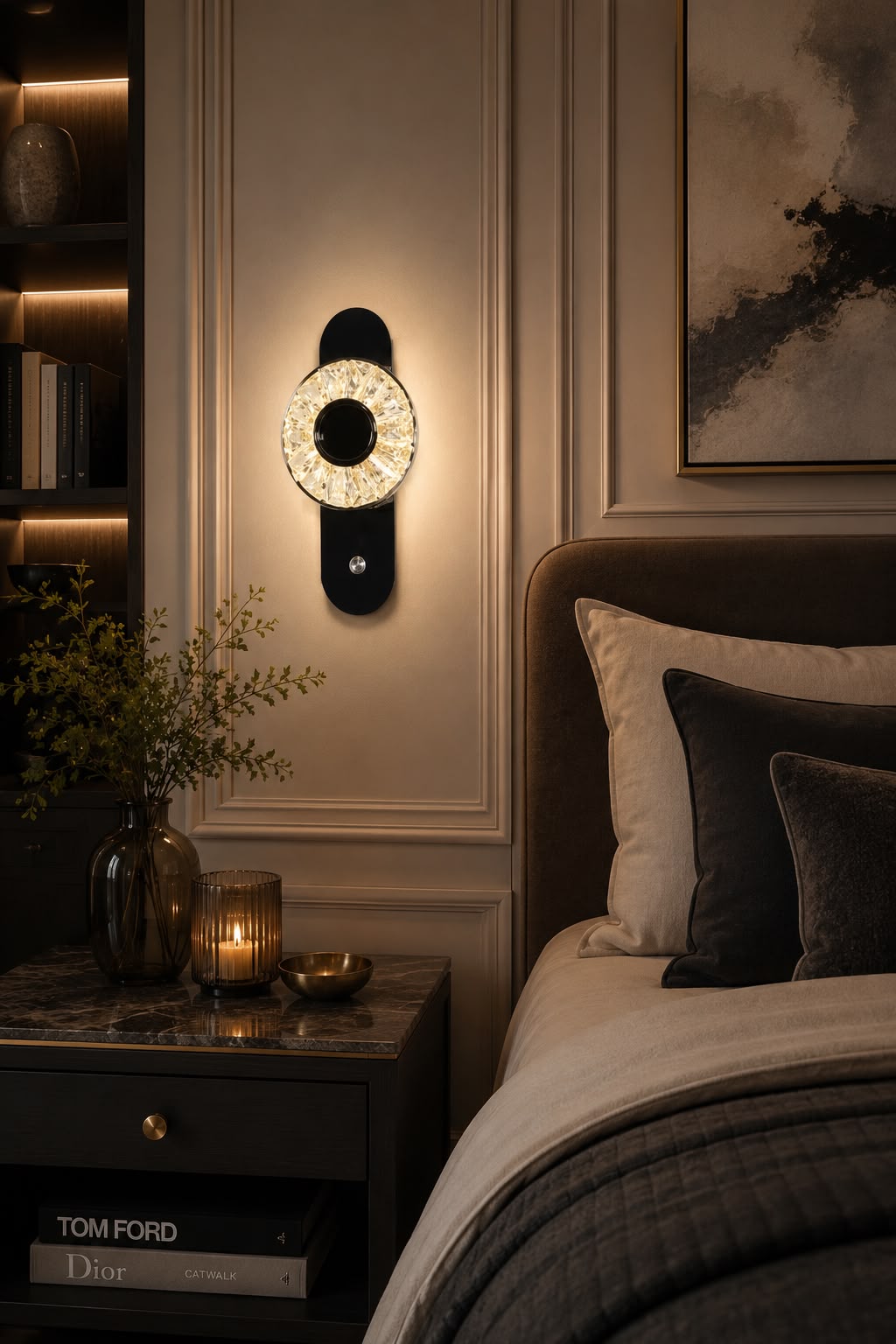 AURA STELLAR CUT-CRYSTAL SCONCE - Image 3