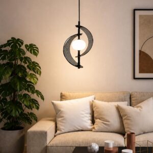 ECLIPSE HALO SCULPTURAL PENDANT LIGHT