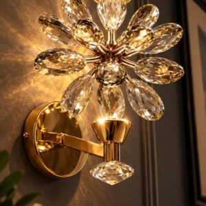 CELESTIAL CRYSTAL BLOOM WALL LIGHT